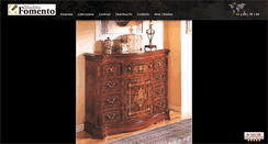 Desktop Screenshot of mueblesfomento.com